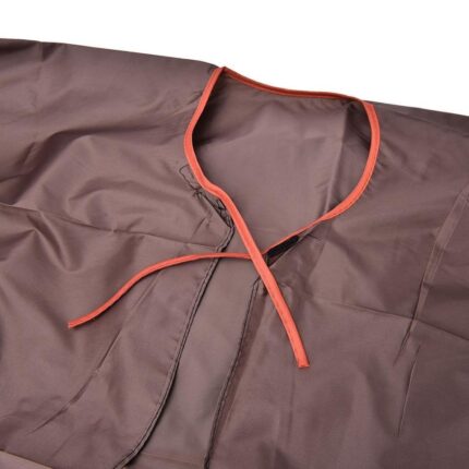 미용실 가운(갈색) / 헤어샵 이발보 염색 파마 커트 방수