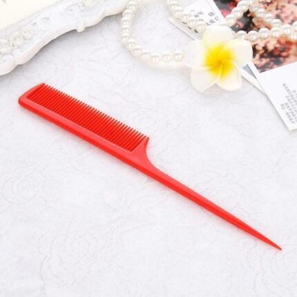 미용 꼬리빗(빨강색) / 커트빗 컷트 브러쉬 헤어빗 미용실 이발